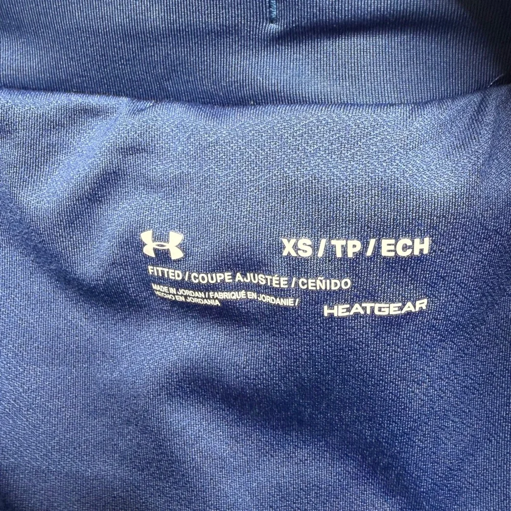 Under Armour Shorts Womens XS Blue Speedpocket HeatGear Running Athletic